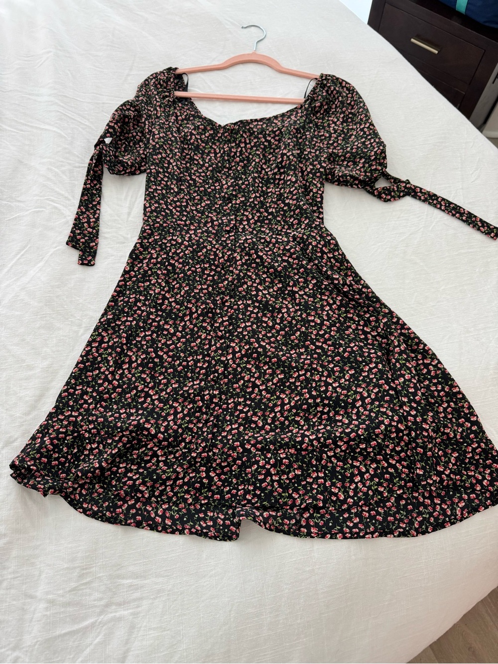 Sienna Sky Black Floral Dress